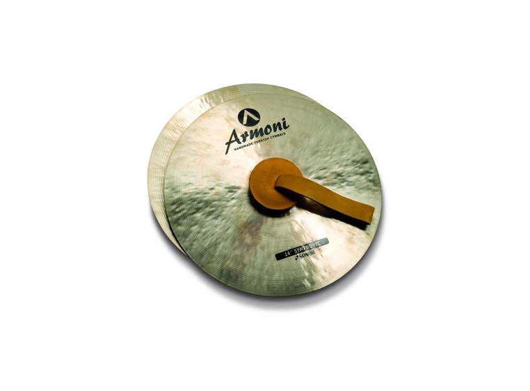 Sonor AC 14SY 14'' Armoni Symphonic MarchingCymbals, straps/pads, 2,5kg, par