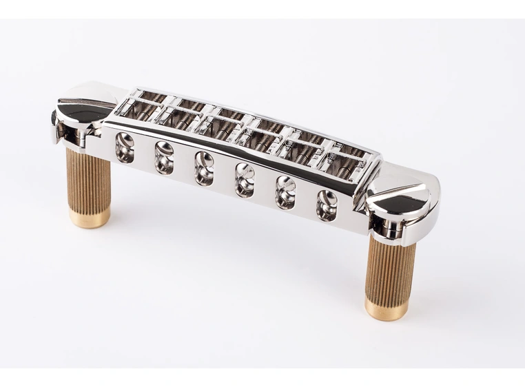 TonePros AVT2M N - Wraparound Bridge with MSPRS Locking Studs - Nickel 