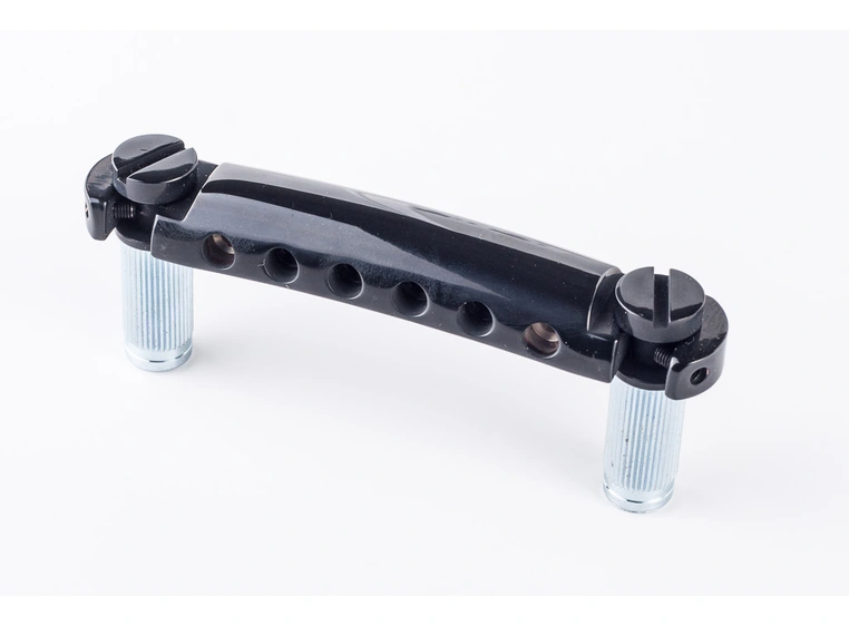 TonePros T1ZS B - Standard Tailpiece (Locking Stop Bar) - Black 