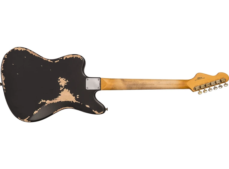 Vintage V65 Icon Vibrato Distressed Black 