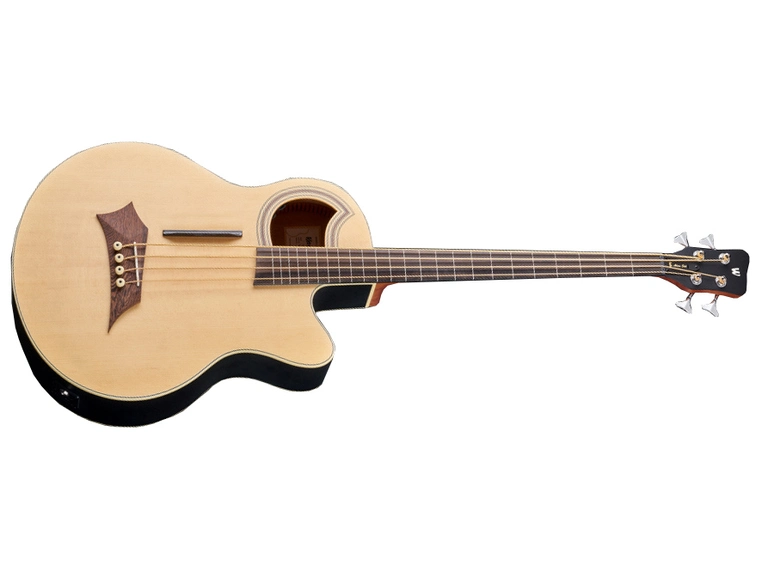 Warwick RockBass Alien Standard 4String,Fretless/Lines,Nat.Transp. Satin 