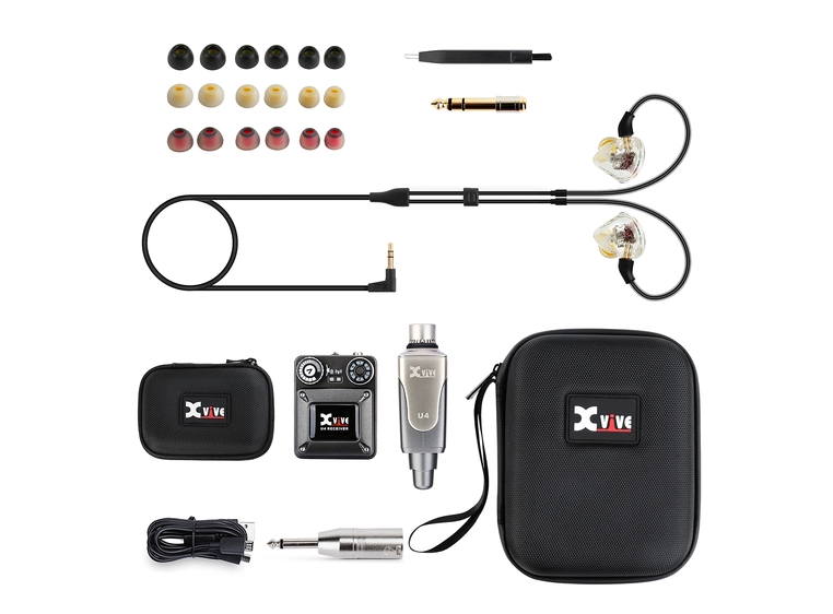 Xvive U4T9 In-ear bundle med T9 