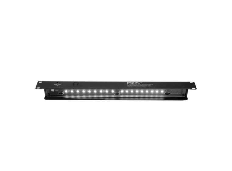 Adam Hall 19" Parts 87451 SMART 19" LED Sensor Rack Light 1 U white 