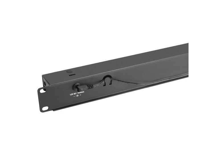 Adam Hall 19" Parts 87451 SMART 19" LED Sensor Rack Light 1 U white 