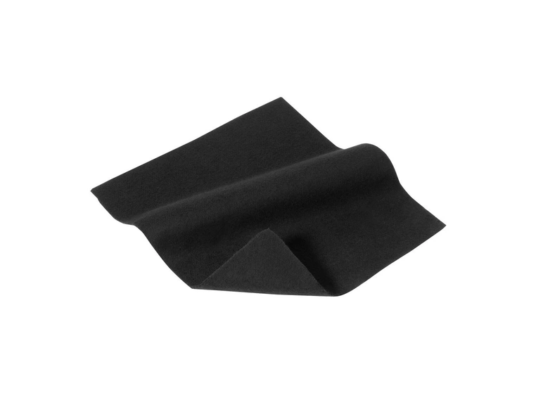 Adam Hall Accessories 0150 EURO Stage Molton, B1 Black, 300 cm 