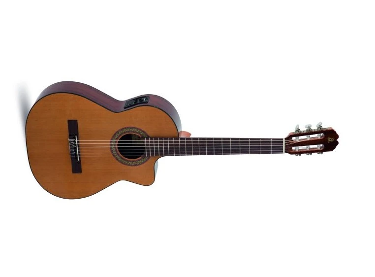 Admira MALAGA-ECF Klassisk med mik, cutaway, Fishman Clasica III preamp 