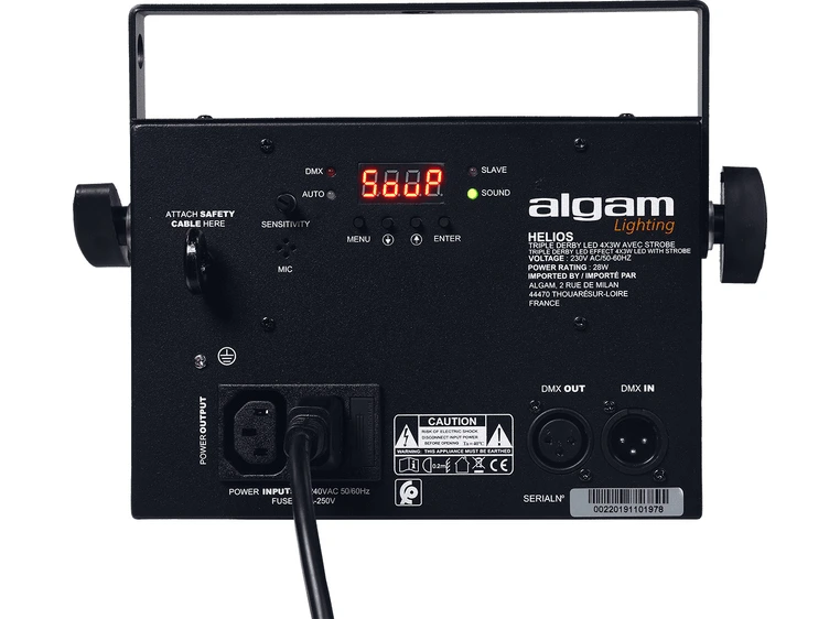 Algam Lighting HELIOS Derby projector + dynamic strobe 