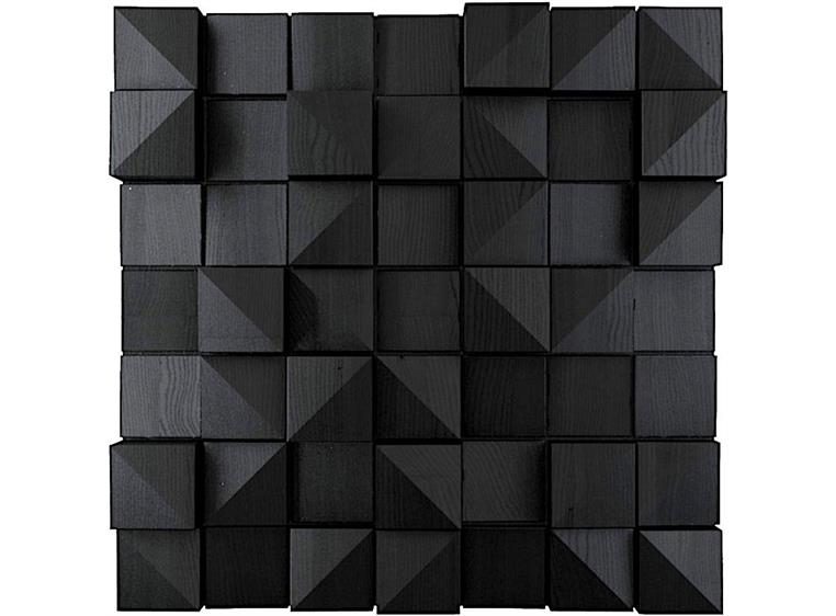 Artnovion Alps W - Diffuser Noir Svart High End, Pakke med 1 panel 60x60cm