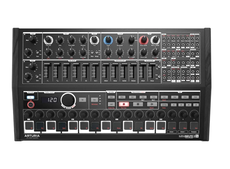 Arturia Minibrute-2S Noir Analog sequencer-synth 