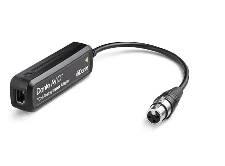 Audinate Dante AVIO Analog 1-In Adapter 1x Analog inn - DANTE konverter mono 