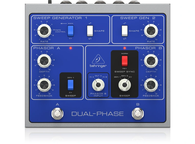 Behringer BI-PHASE Dual Phase Shifter with 12 Opto-Couplers 