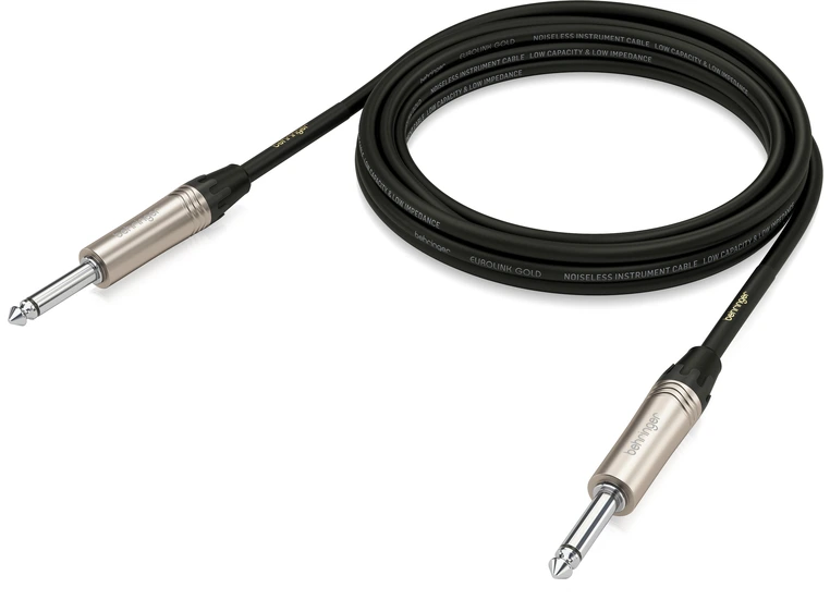 Behringer GIC-300 Gold Performance Instrumentkabel 3m 