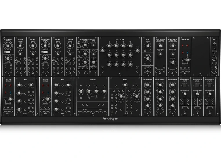 Behringer System 35 Complete Modular Synth,25Mod,Midi-to-CV+Eurorack 