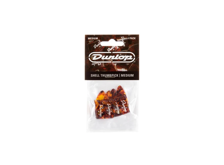 Dunlop 9022P Shell T/PK Medium Tommelplekter 4-pakning 