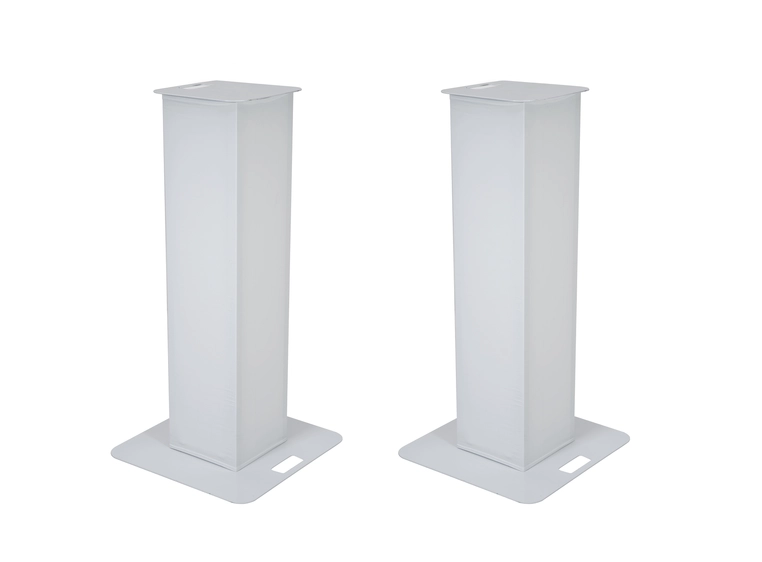 EUROLITE 2x Stage Stand 150cm inkl. trekk og bag, hvit 