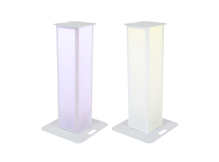 EUROLITE 2x Stage Stand 150cm inkl. trekk og bag, hvit 