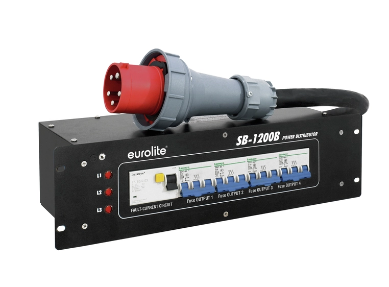 EUROLITE SB-1200B Power Distributor 63A 