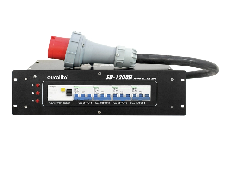 EUROLITE SB-1200B Power Distributor 63A 