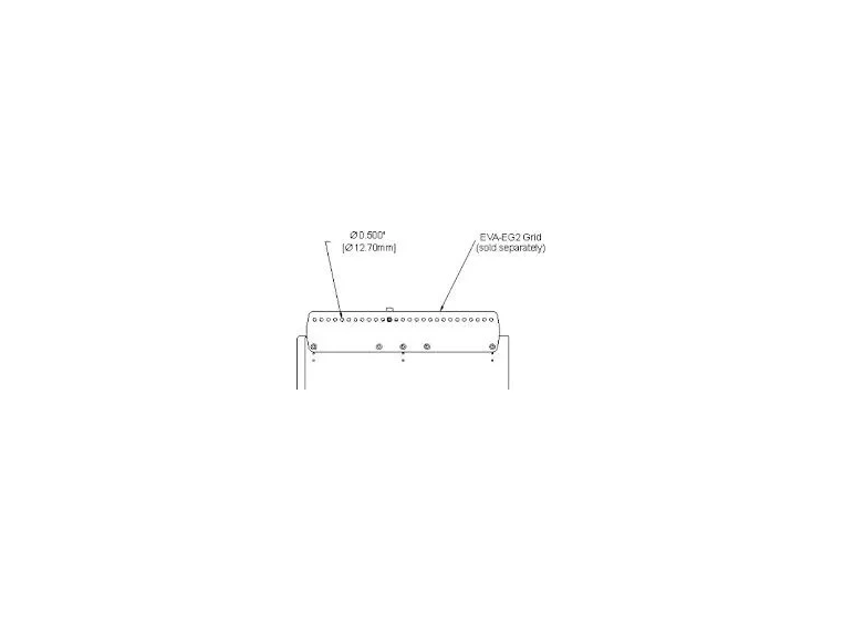 Electro-Voice EVA-EG2-BLK Tilbehør Brakett Lang type EVA Sort 