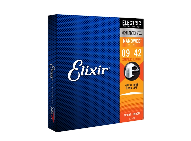 Elixir Nanoweb el-gitar 6str. (009-042) Super Light 12002 