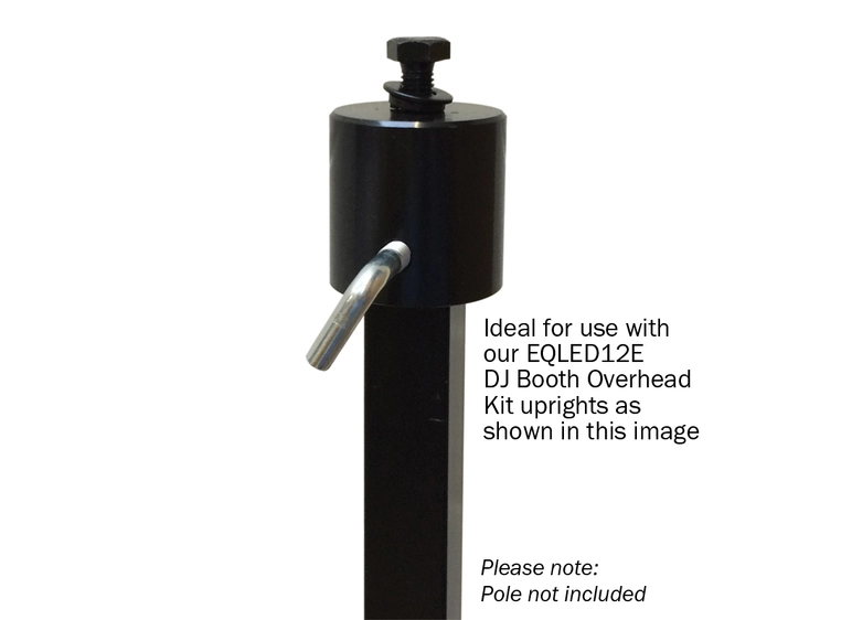 Equinox stativtopp Ø35mm For feste av lamper, T-bar etc. 