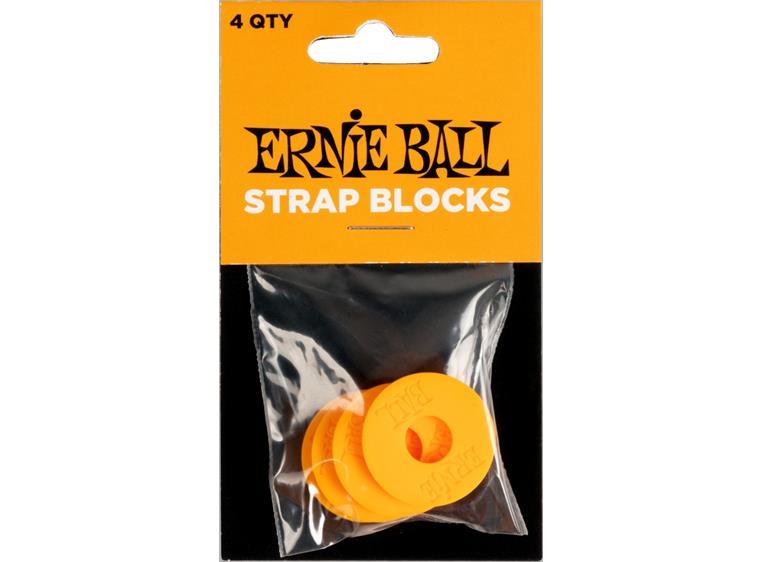 Ernie Ball EB-5621 Strap Blocks Oransj, 4 pc