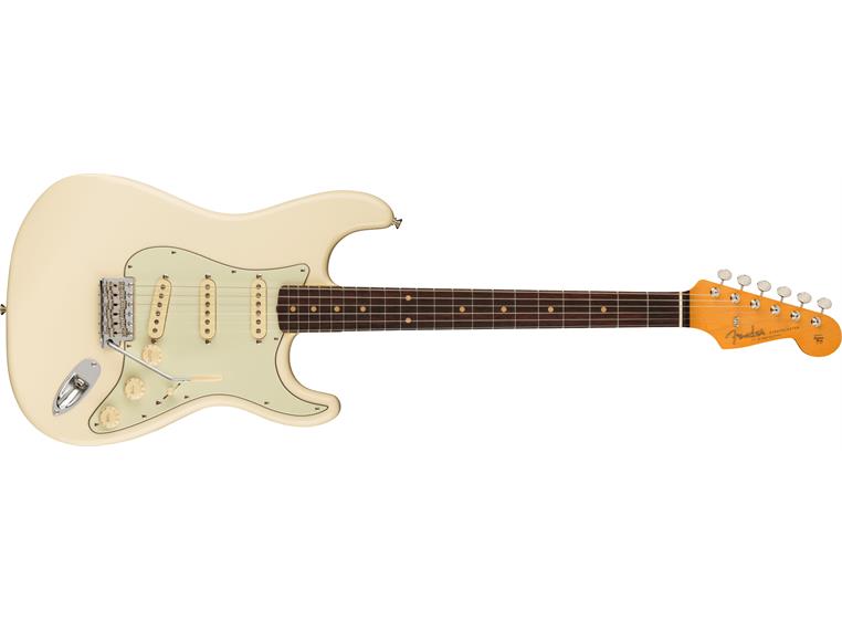 Fender Am Vtg II 1961 Stratocaster Olympic White, Rosewood Fingerboard