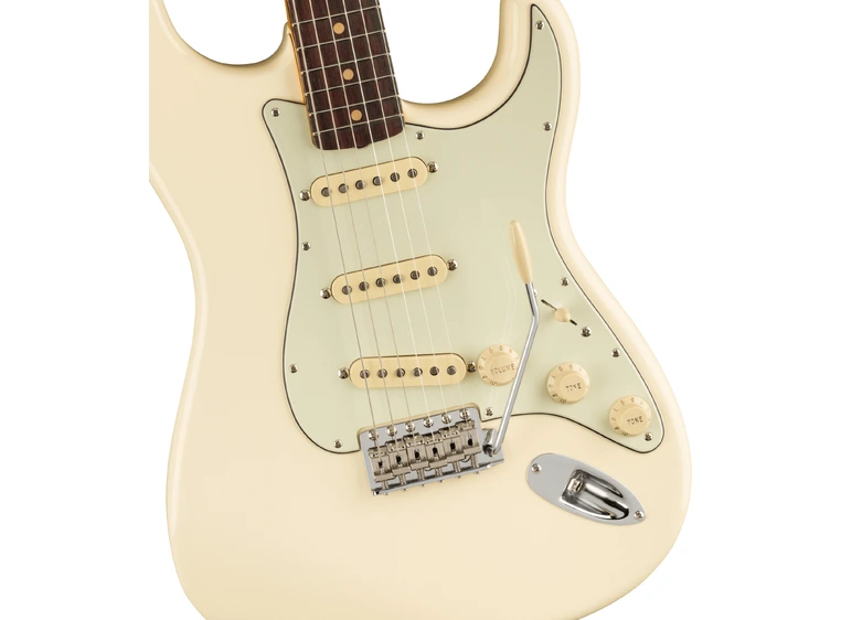Fender Am Vtg II 1961 Stratocaster Olympic White, Rosewood Fingerboard 