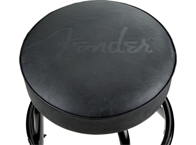 Fender Embossed Black Logo Barstool Black/Black, 24"