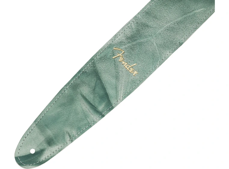 Fender Tie Dye Leather Strap Sage Green 