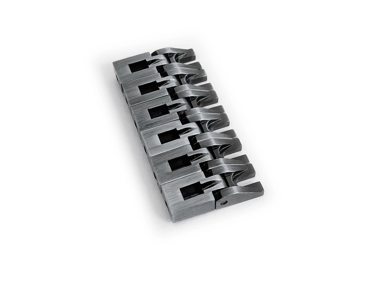 Floyd Rose FRX Bridge Saddles Set Antique Silver 