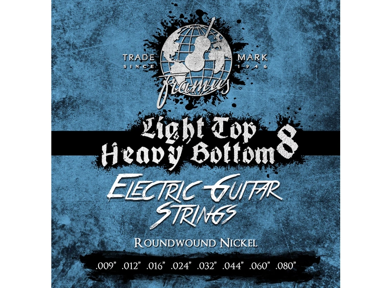 Framus Blue Label Nickel-Plated Steel (009-080) 8-String (LTHB) 