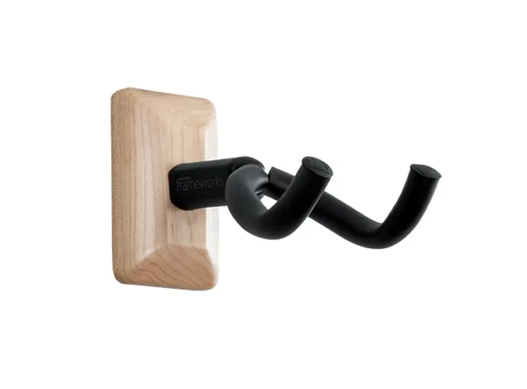 Gator Frameworks GFW-GTR-HNGRMPL Maple Wall Mount Guitar Hanger 