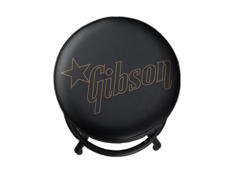 Gibson S&A Premium Playing Stool Star Logo, Tall - Black