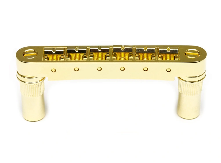 Graph Tech PM-8863-G0 ResoMax NV1 Bridge w/ResoMax Saddles Gold 