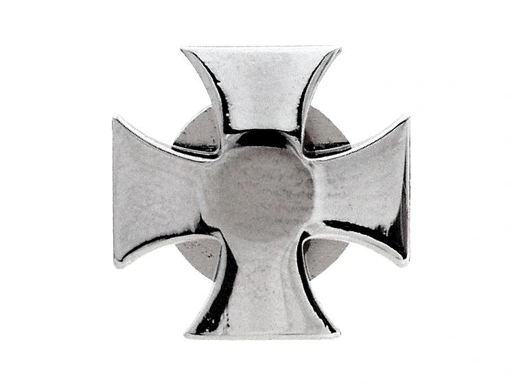 Grover S GP640C - Artist Strap Buttons Iron Cross - Chrome 