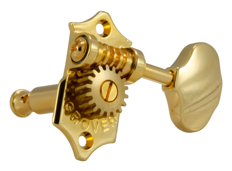 Grover V97-18G Original StaTite Vertical Guitar Machine Heads, 3+3 - Gold 