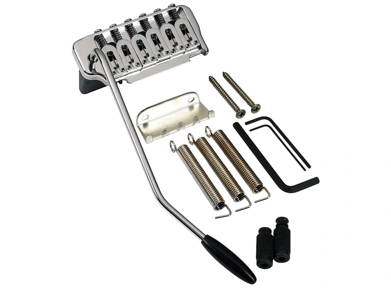 Hipshot 6-String US Contour Tremolo Bridge - Chrome 