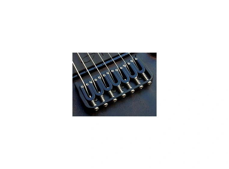 Hipshot Fixed Guitar Bridge for 7-String, .125" / 3.2 mm - Black 