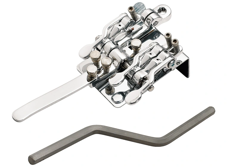 Hipshot Open Tuner, with Palm Lever - Chrome 