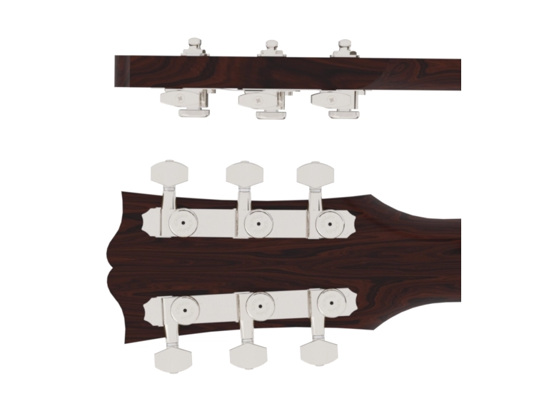 Hipshot Vintage GuitarTunerUpgrade Kit 3+3, 8,5 mm, nickel 