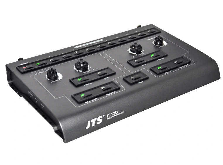 JTS IT-12D Tolkekonsoll 12 kanaler/språk 