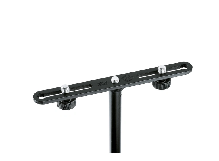 K&M 23550 Mikrofonskinne for 2 mikrofoner 