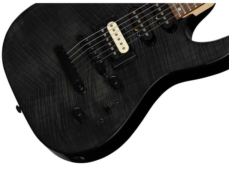 Kramer Striker Figured HSS Stoptail Transparent Black 