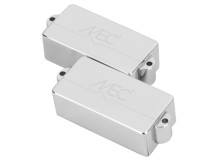 MEC Active P-Style Bass Pickup Metal Cover, 4-String - Chrome 