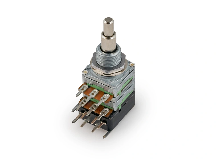 MEC Mono Stacked Potentiometer B100K/cc / B100K/cc, Push/Pull 