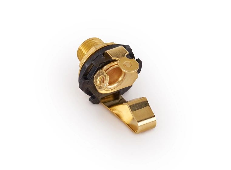 MEC Open 6.3 mm / 1/4 Mono Jack Socket - Gold 
