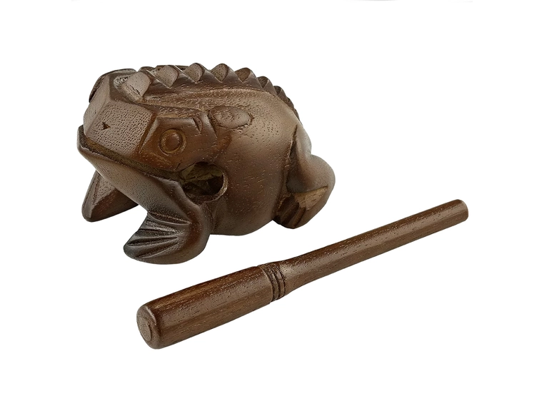 Meinl FROG-M Wooden Frog, medium, brown 