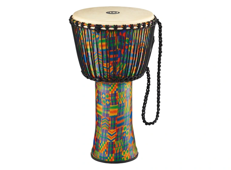 Meinl PADJ2-XL-G Travel Rope Djembe 14 Kenyan Quilt 