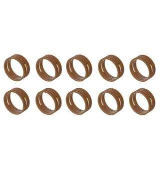 Neutrik brun ring XX-plugg Pose med 10 stk